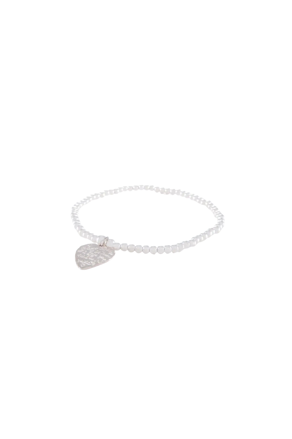 Load image into Gallery viewer, Sterling Silver Ball Bracelet Tiny Tiamo Heart
