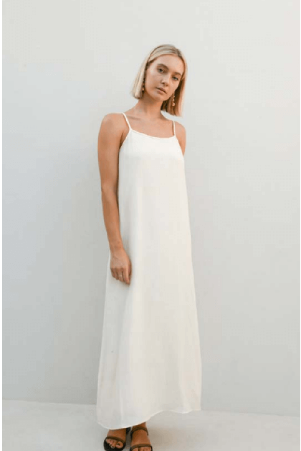 Louise Slip Dress - Cream