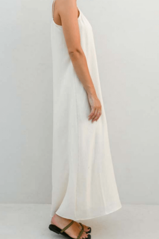 Louise Slip Dress - Cream