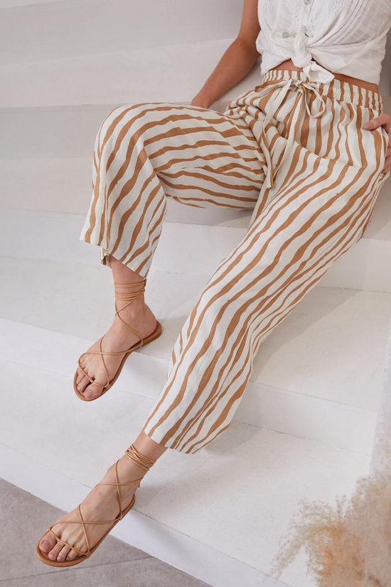 Desert Chic Stripe Pants