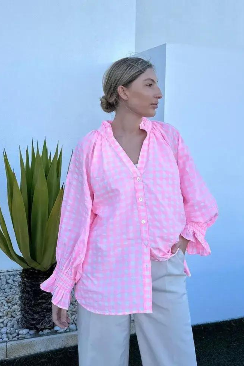 Lienne Gingham Top