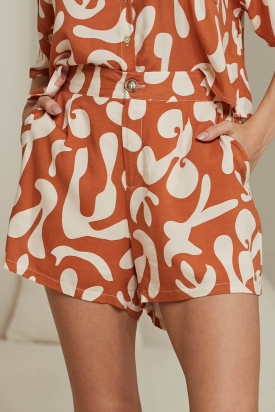 Printed Suit - SHORTS