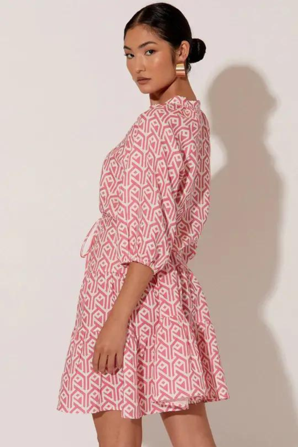 Load image into Gallery viewer, Meredith Short Geometric Dress
