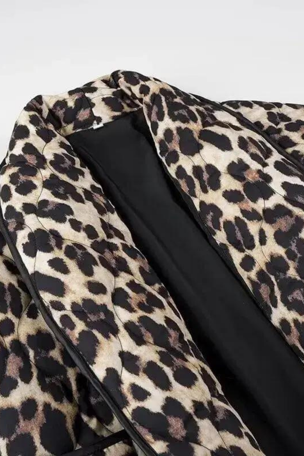 Animal Print Quilted Jacket