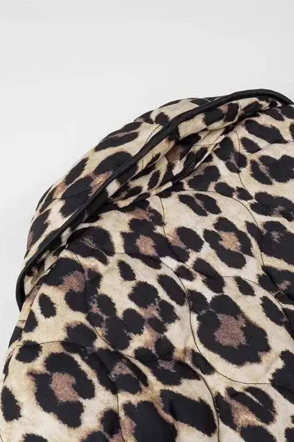 Animal Print Quilted Jacket