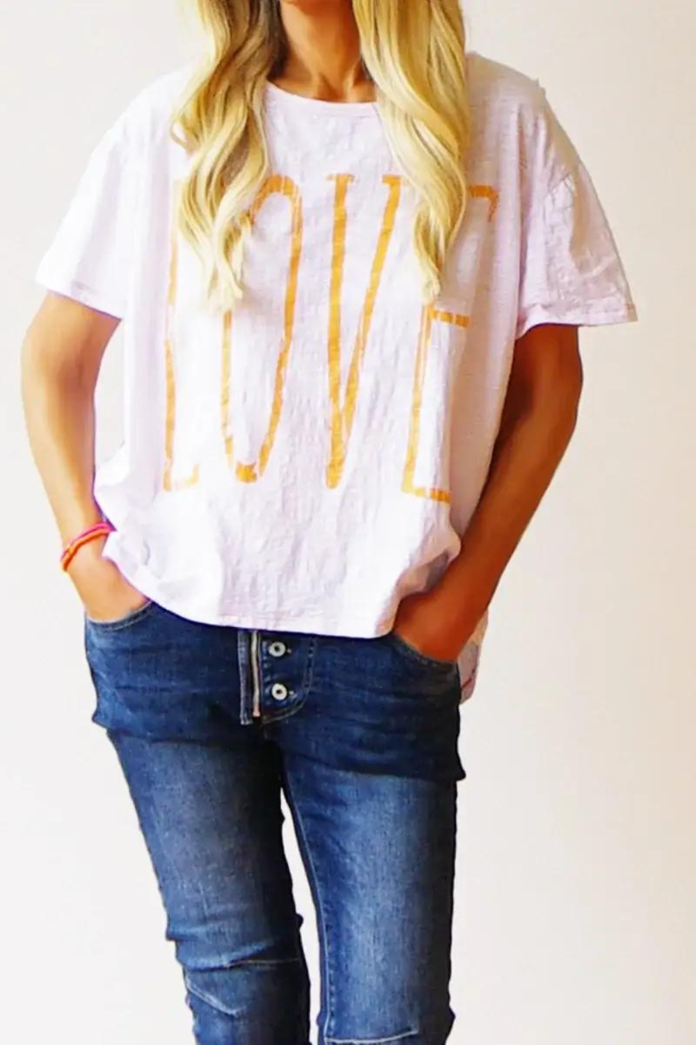 Load image into Gallery viewer, Tangerine LOVE Tee
