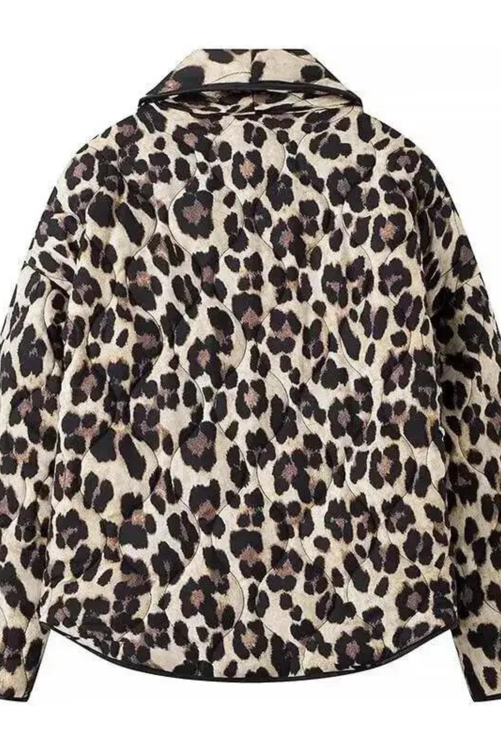 Animal Print Quilted Jacket