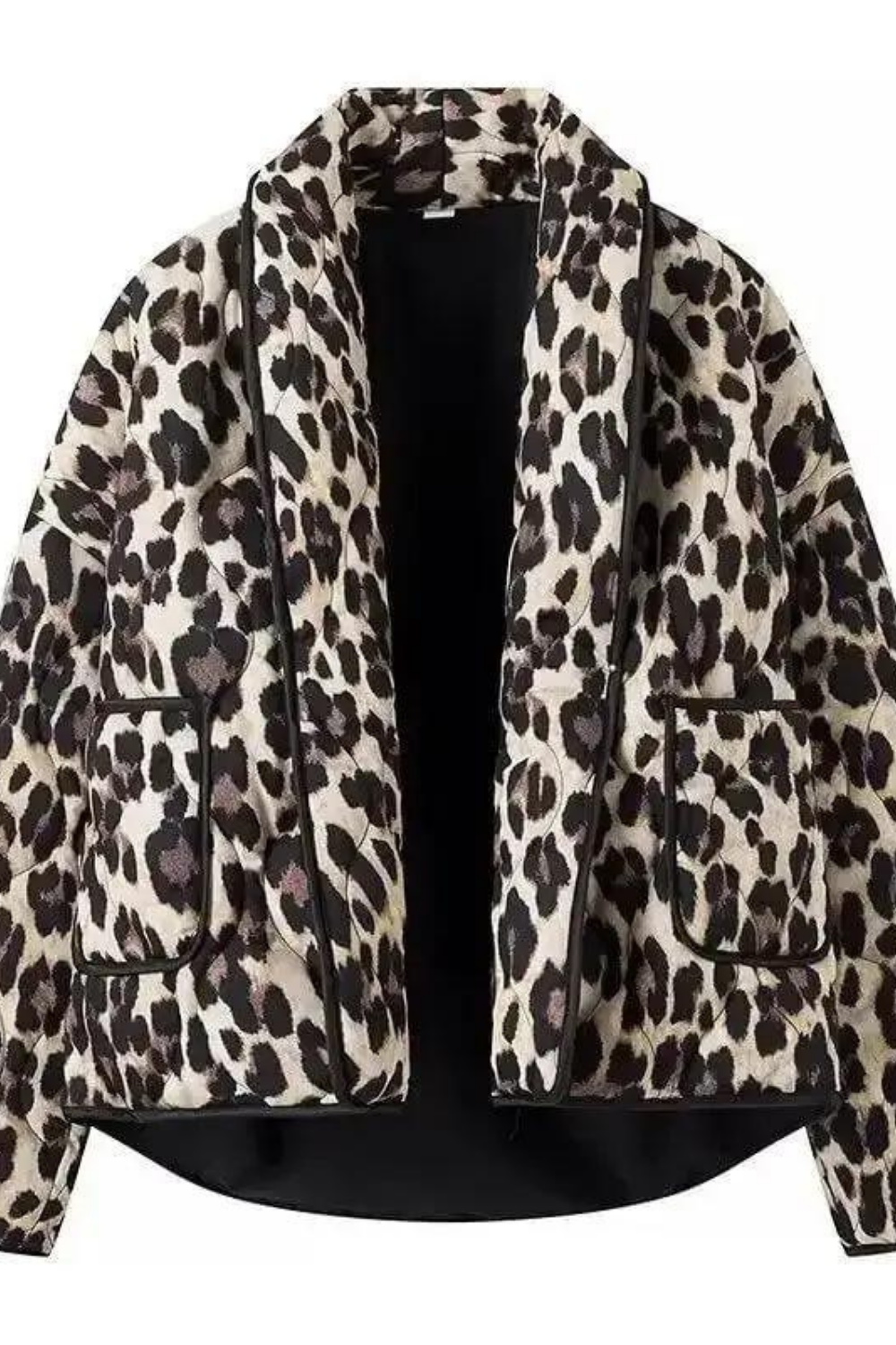 Animal Print Quilted Jacket