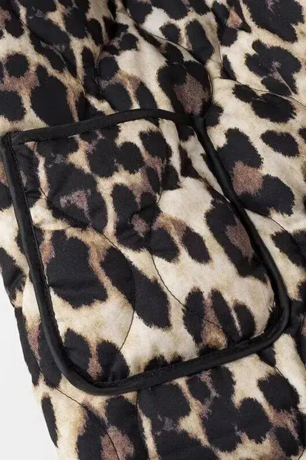 Animal Print Quilted Jacket