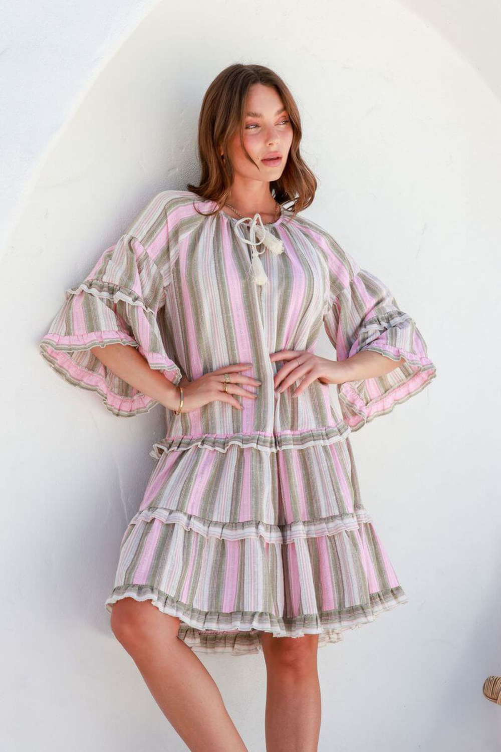 Load image into Gallery viewer, Isla Smock Dress - Pink
