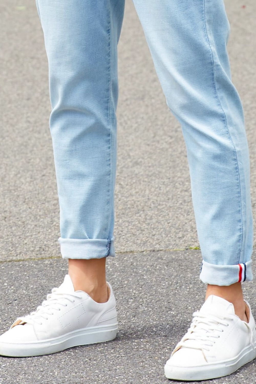 Load image into Gallery viewer, Max Stretch Denim Joggers - Light Blue
