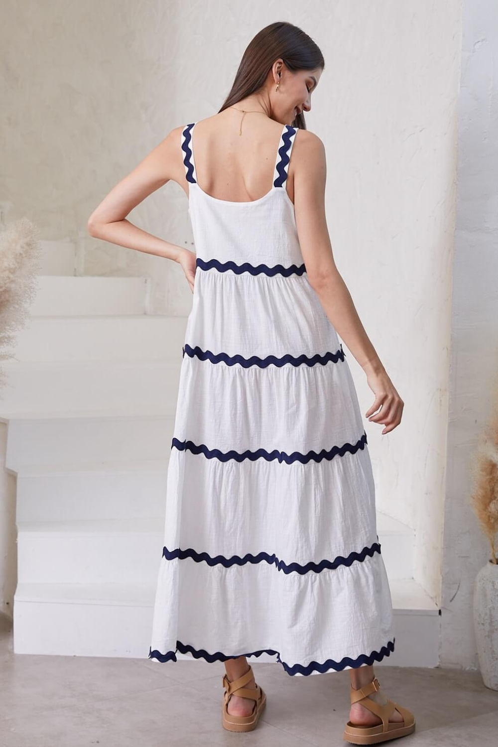 Load image into Gallery viewer, MonoWave Maxi Dress

