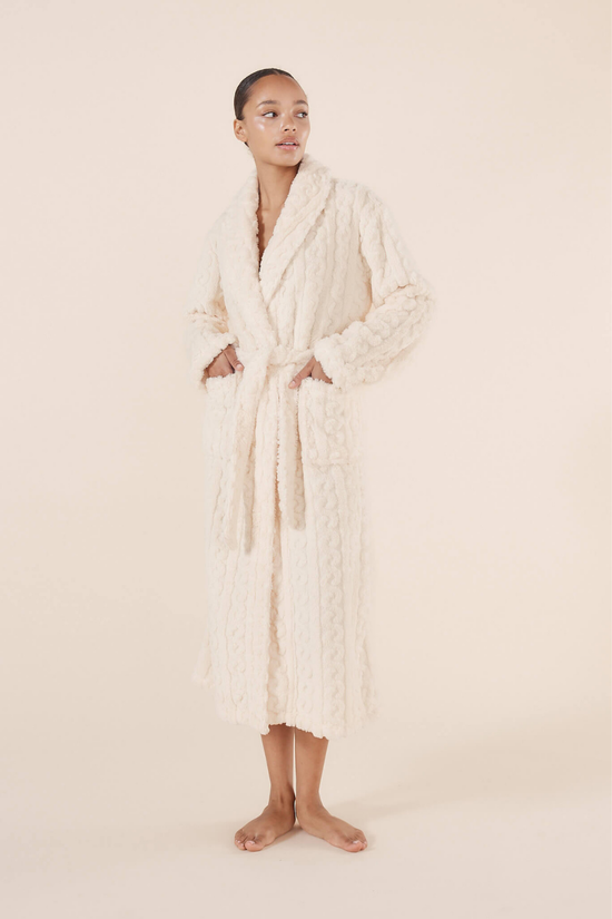 Load image into Gallery viewer, Gabriella Plush Long Robe
