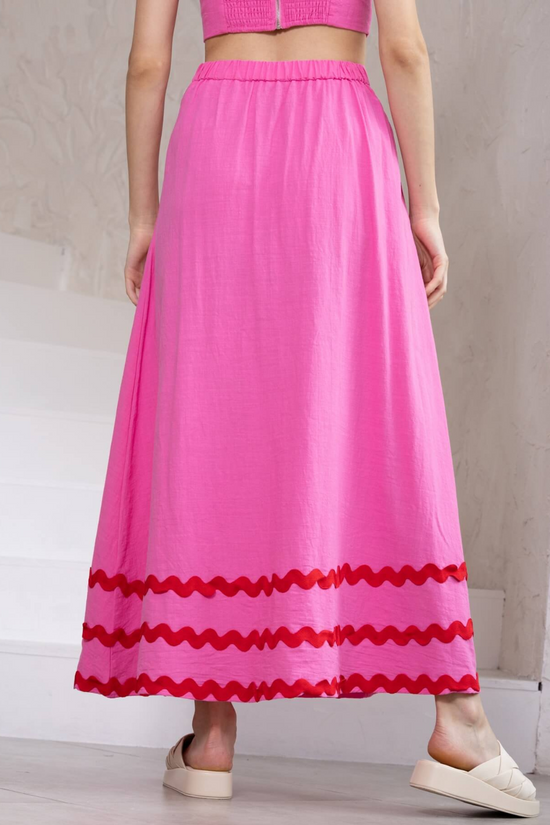 Load image into Gallery viewer, Cherry Blush Maxi Skirt
