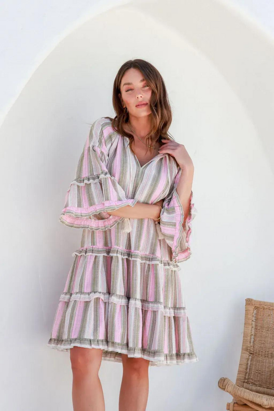 Load image into Gallery viewer, Isla Smock Dress - Pink
