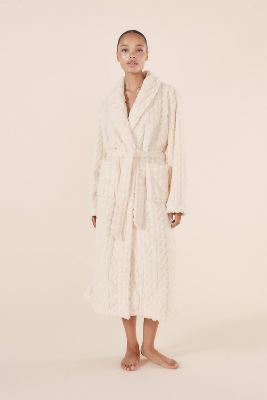 Load image into Gallery viewer, Gabriella Plush Long Robe
