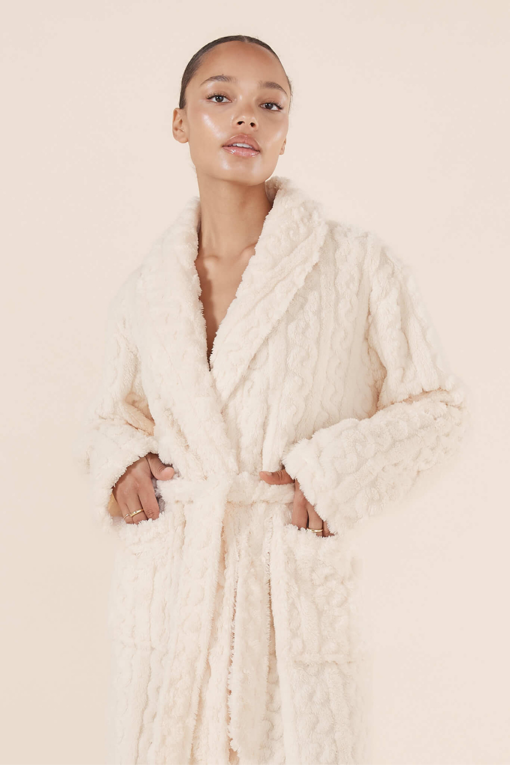 Gabriella Plush Long Robe
