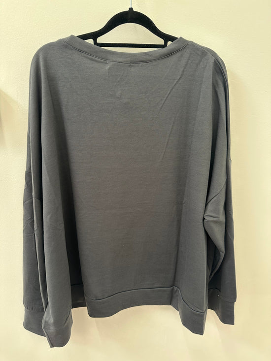 Gunmetal/Gold Sweater