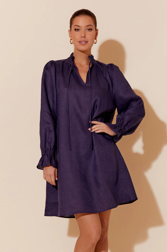 Load image into Gallery viewer, Sandra L/S Dress - Navy
