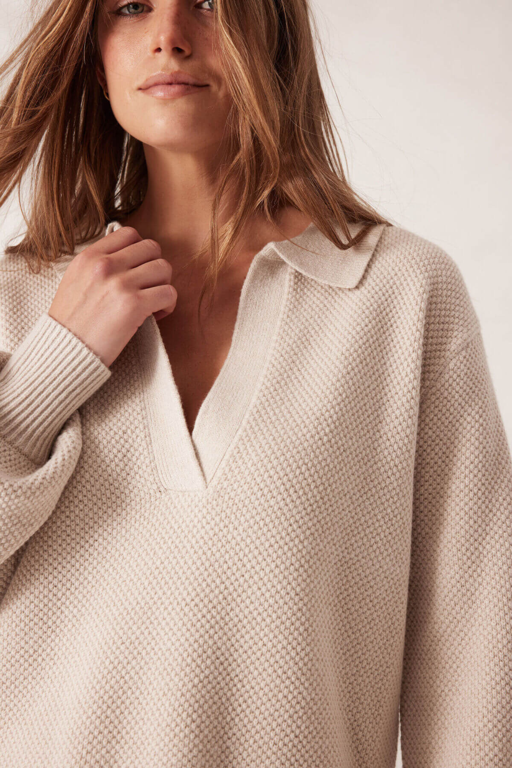 Collared Soft Knit